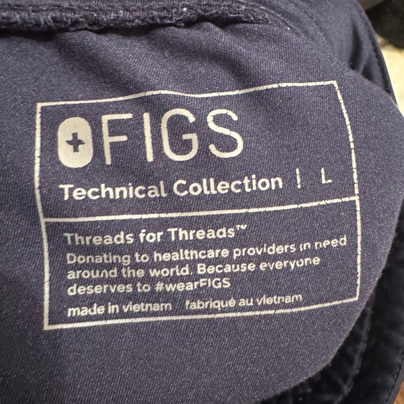 Figs Women’s Deep Blue Zamora Joggers - Picture 3 of 3